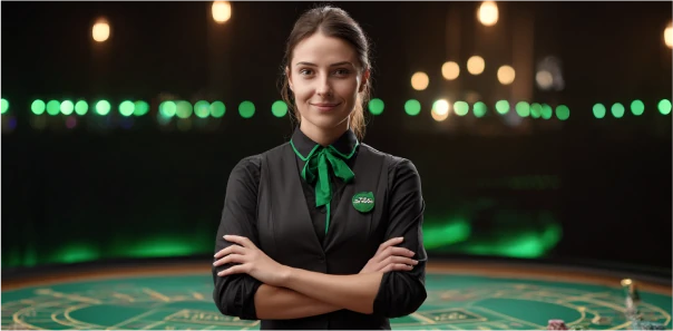 فتاة بزي الموظفين, طاولة قمار, WinWin, ترحيب حار في الكازينو